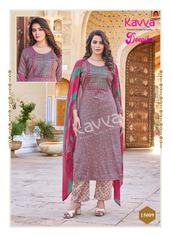 Kavya Deepika Vol 15 Designer Kurti Bottom With Dupatta